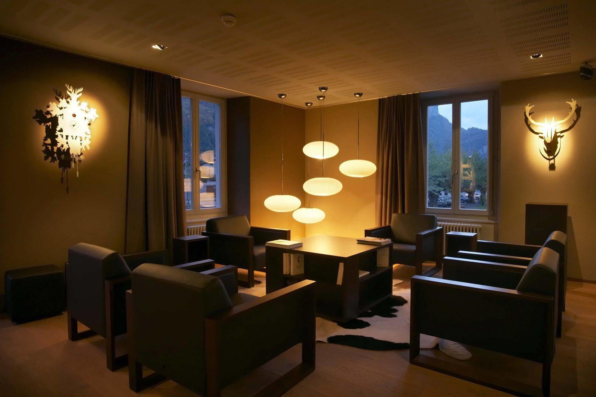 Victoria - Alpine Boutique Hotel & Fine Dining Meiringen Beltér fotó